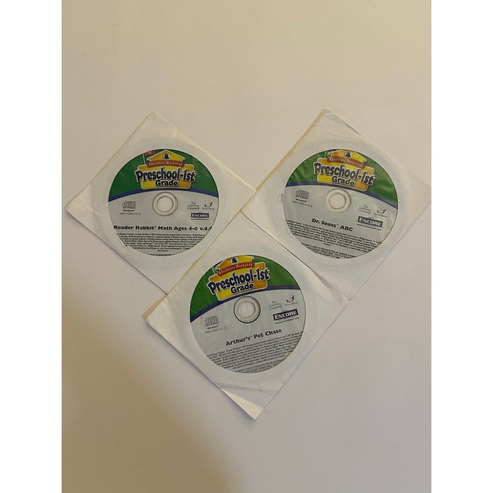 Adventure Workshop Preschool - 1st Grade Learning CDs Bundle